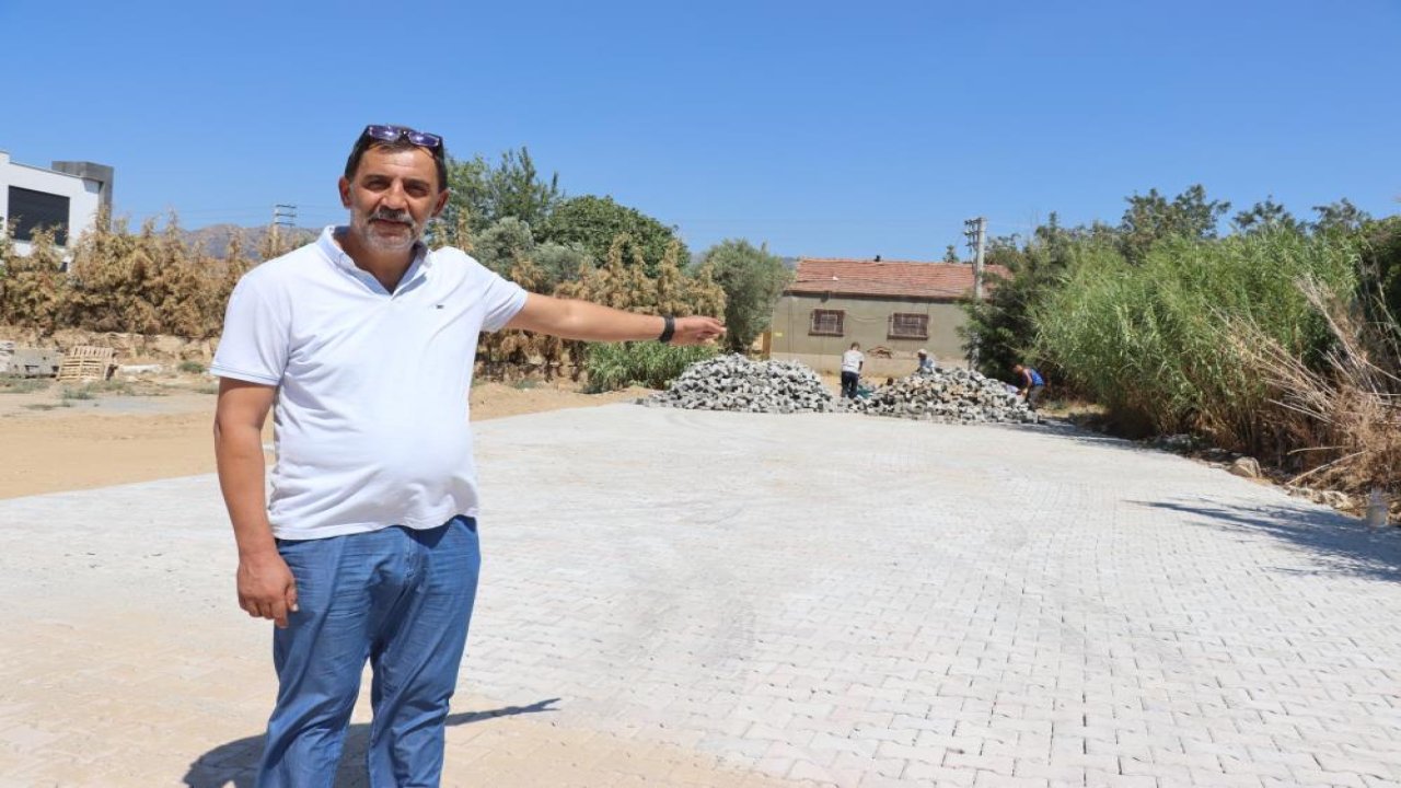 Denizli’de Nazilli Belediyesi yol yapım çalışmasına başladı