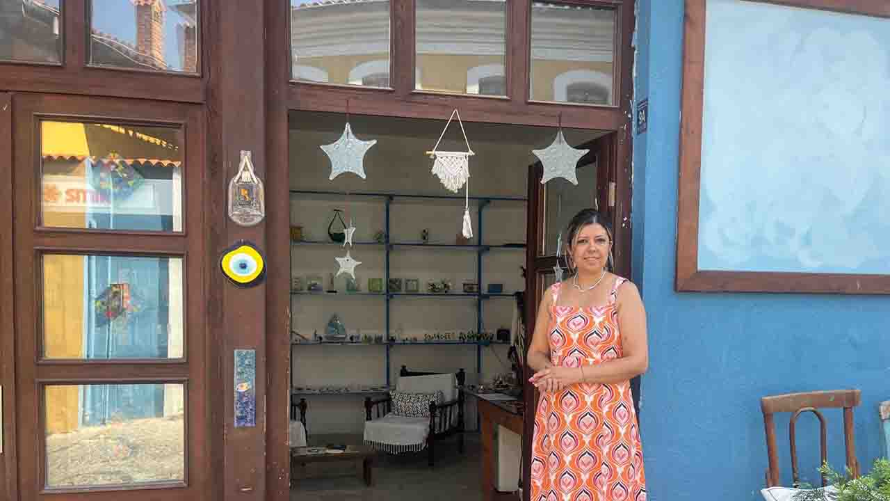 Cam işleme sanatı Denizli Buldan'da tarihi sokakta yaşatılıyor