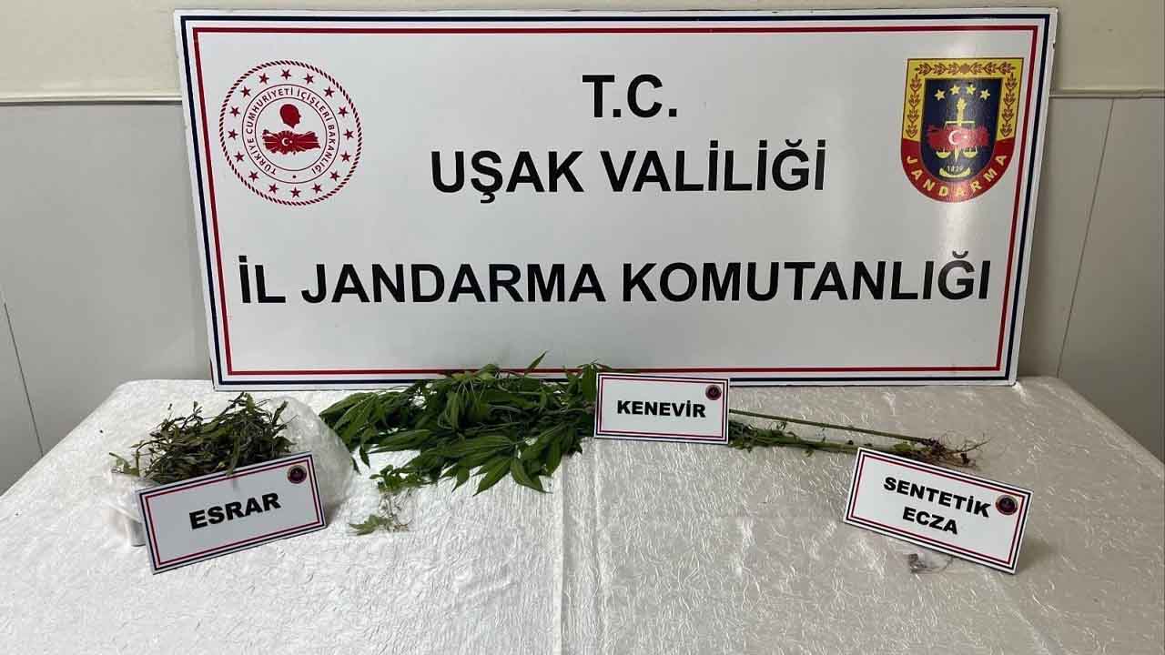 Banaz'da uyuşturucu operasyonunda 1 şüpheli yakalandı