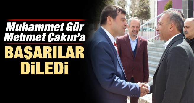 Muhammet Gür rakibi Çakın’ı kutladı