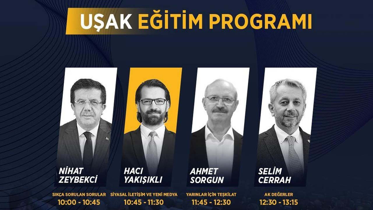 AK Parti Teşkilat Akademisi Uşak’ta teşkilat mensuplarıyla buluşuyor