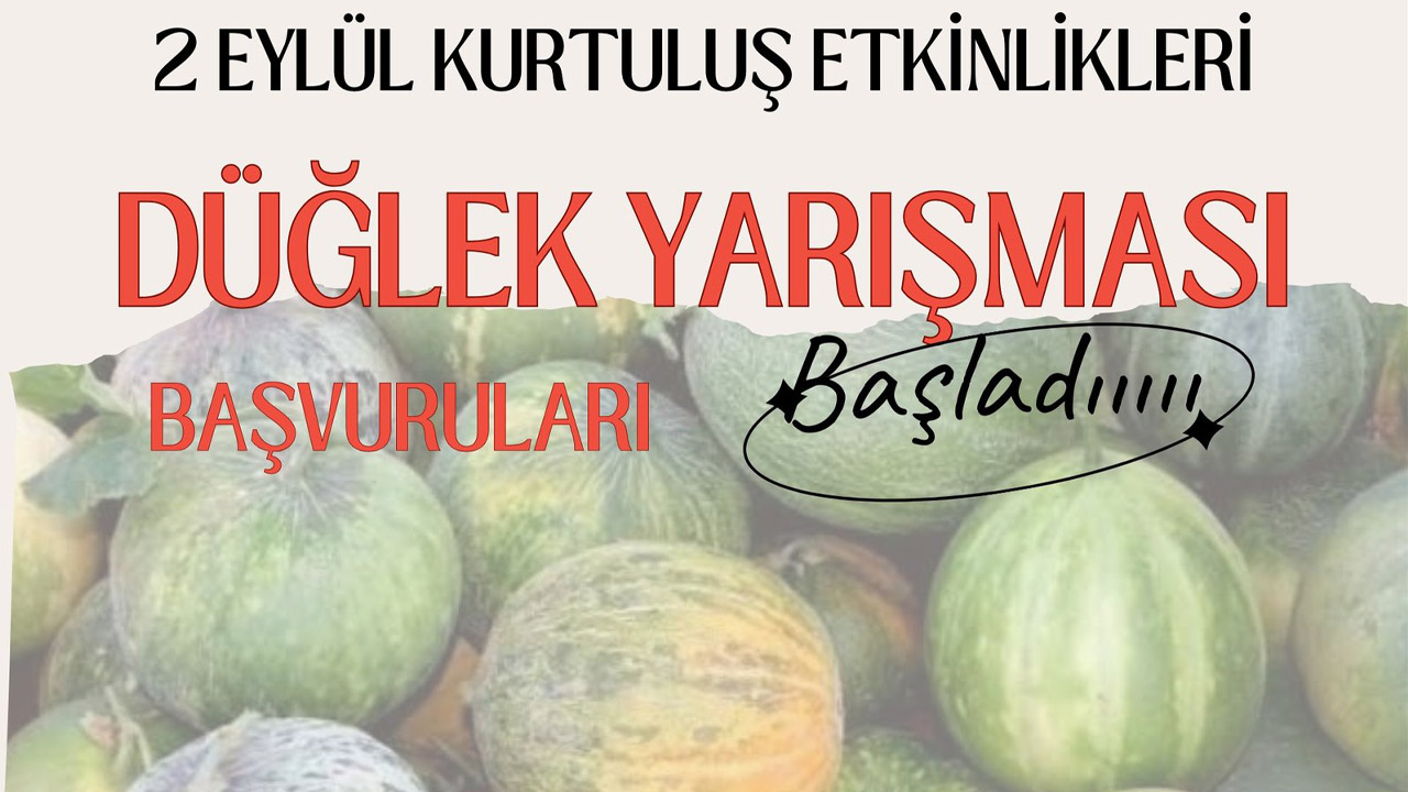Karahallı’da 2 Eylül Kurtuluş etkinlikleri Düğlek yarışması başlıyor