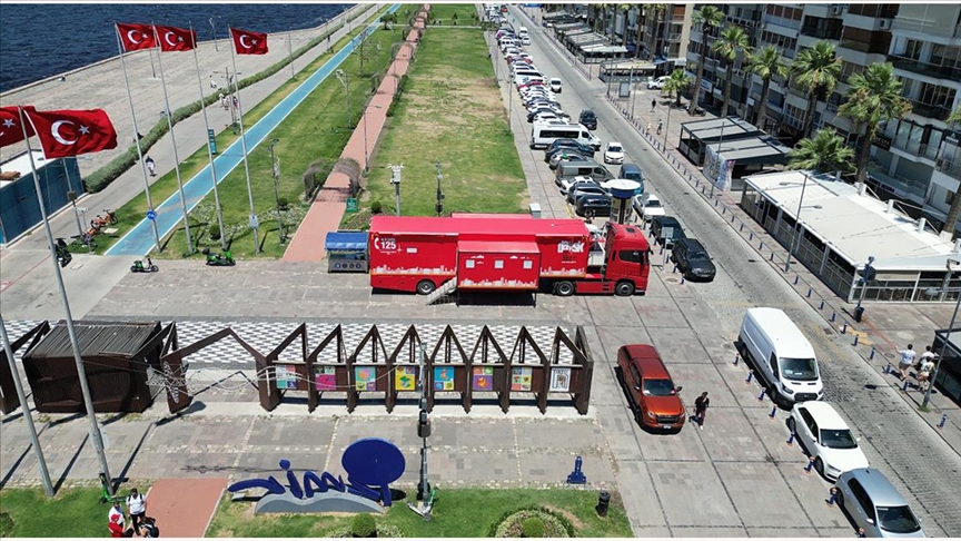 DASK tırı 18 Eylül de Uşak'ta