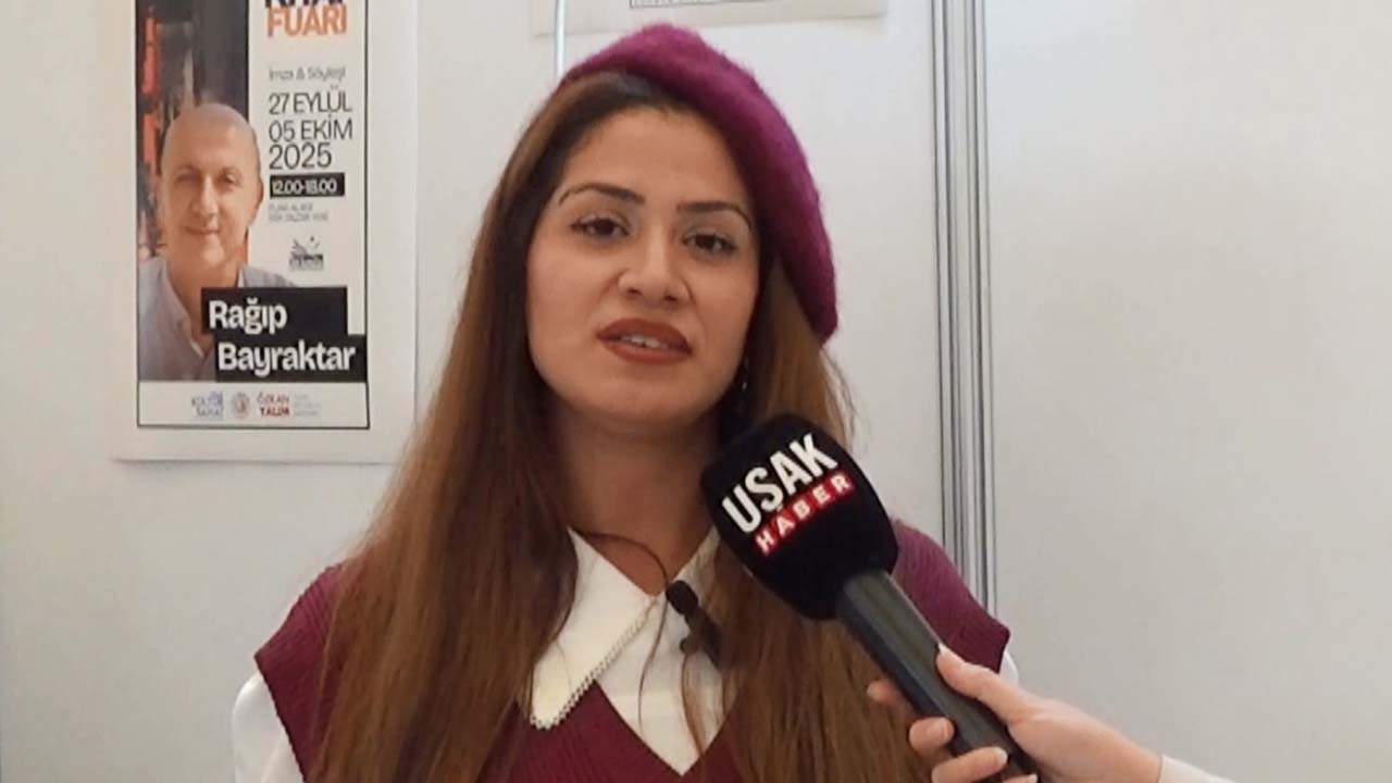 Genç Yazar Dilara Ünlü, Uşak Kitap Fuarı'nda ilk kitap heyecanını yaşadı