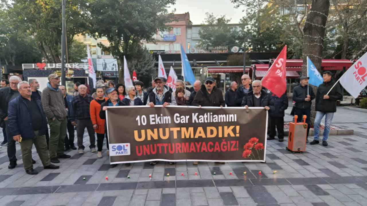 Uşak’ta Sol Parti’den 10 Ekim mesajı:“Adalet yerini bulmadı”