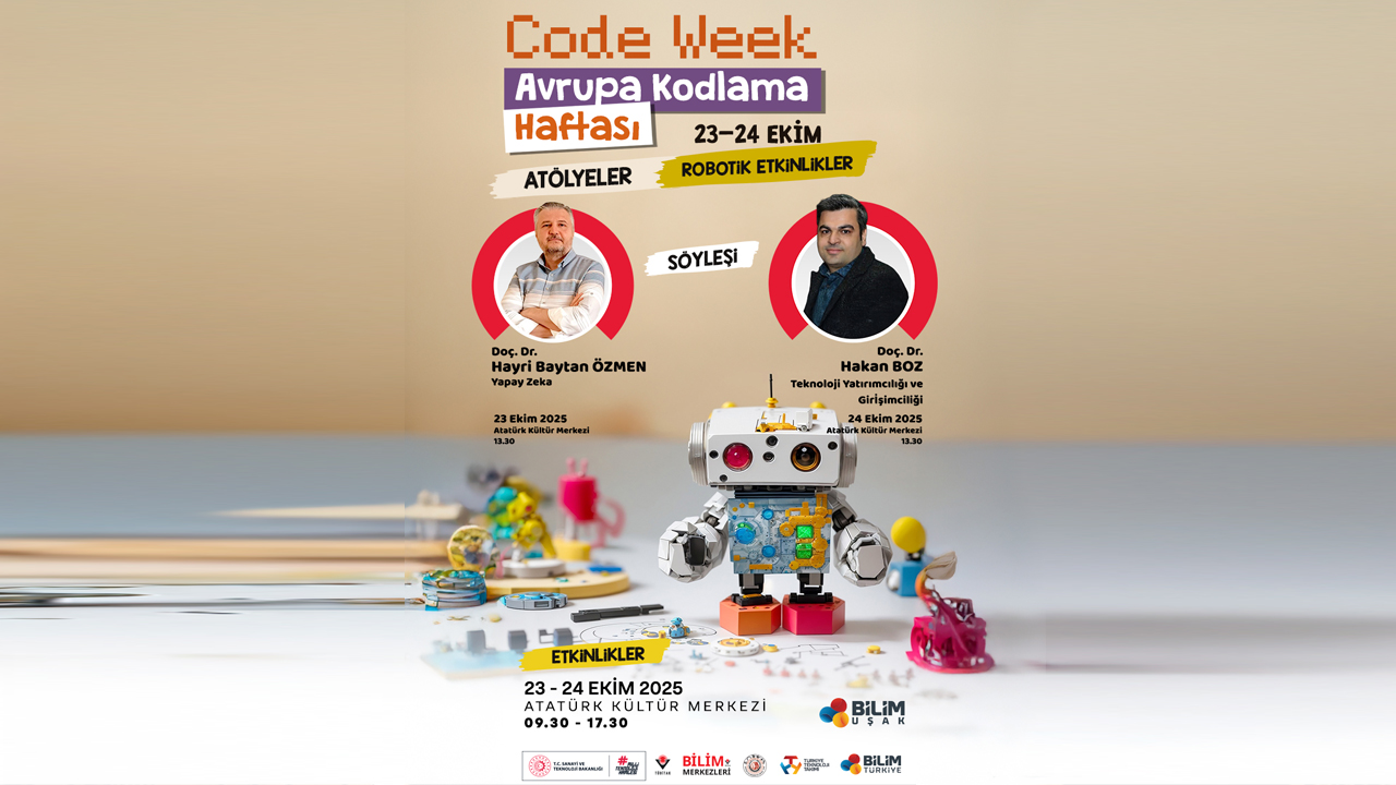 Uşak Belediyesi’nden geleceğin kodlarına yolculuk Code Week etkinliği başlıyor