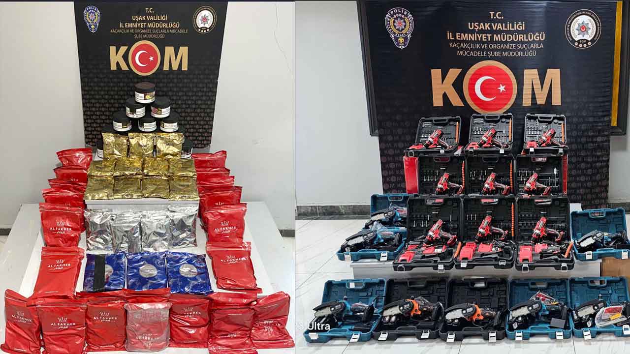 Uşak’ta Kaçakçılık Operasyonu: 35 Kilo Nargile Tütünü Ele Geçirildi
