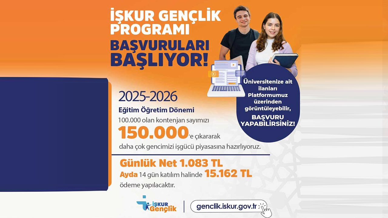 Uşak Üniversitesi Öğrencileri İçin İŞKUR Gençlik Programı Başvuruları Başladı