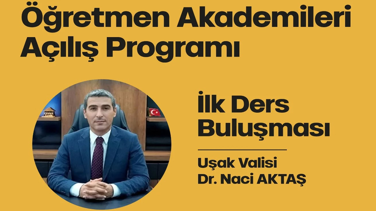 Uşak Öğretmen Akademileri Yeni Dönemine Başlıyor