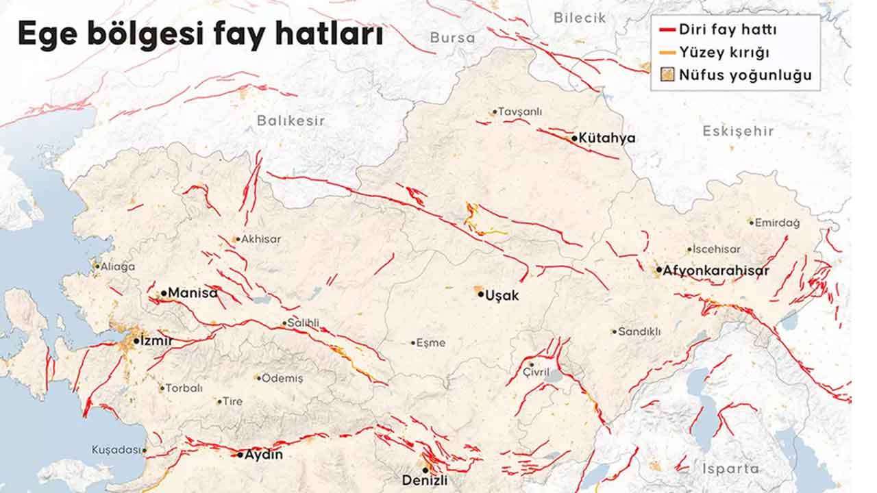 MTA Fay Haritası Güncellendi: Uşak hangi risk grubunda?