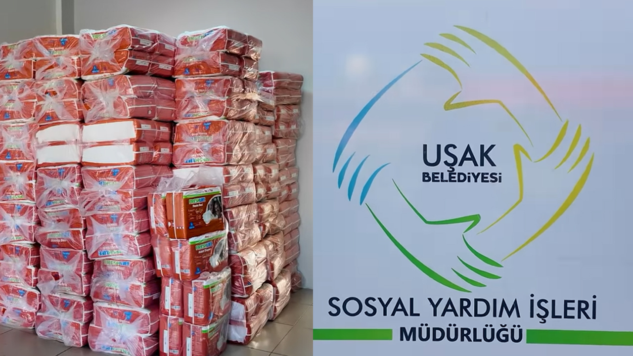 Yaşlı ve Engellilere Müjde! Uşak Belediyesi Hijyen Ürünlerini Evinize Getiriyor