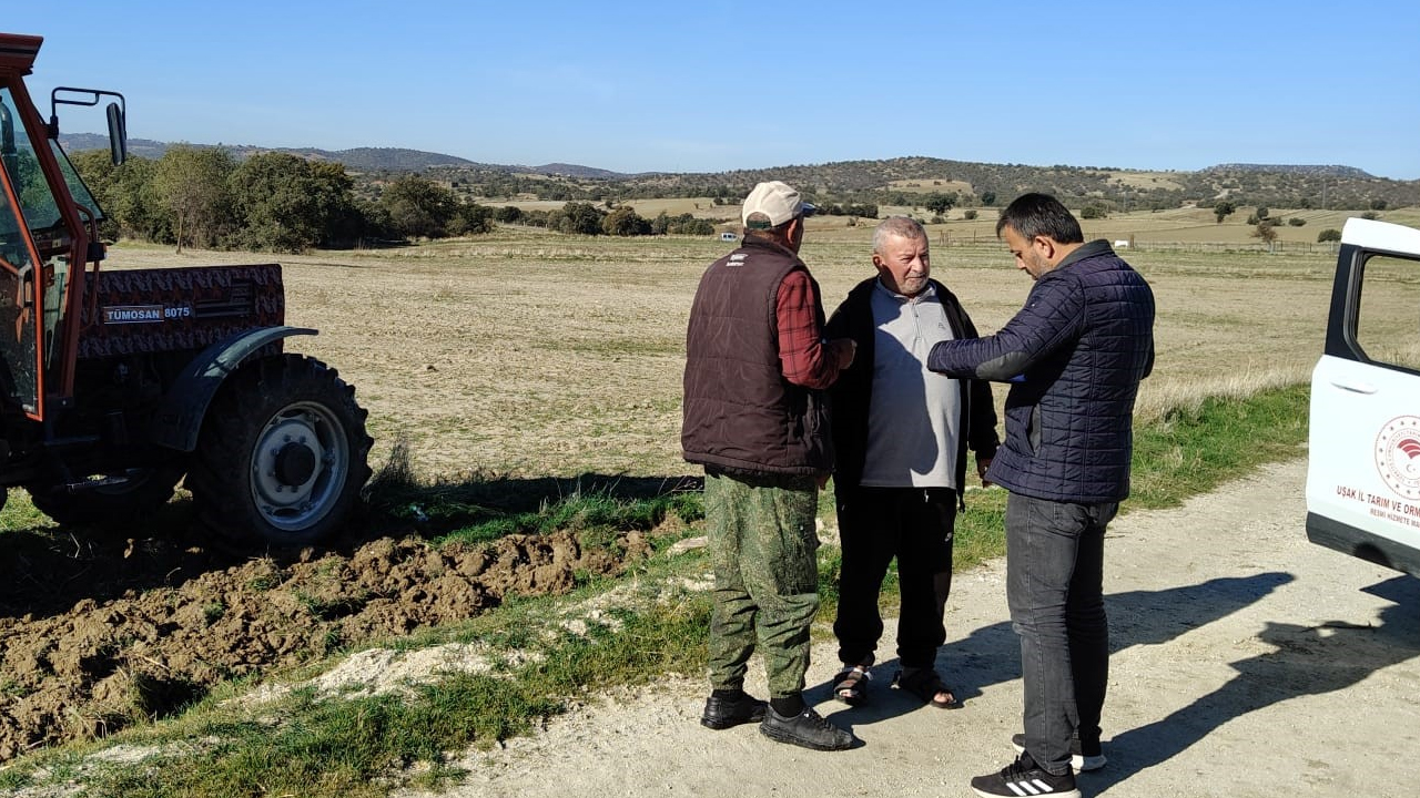 Uşak İl Tarım Müdürlüğü, ÇKS kayıtlı arazilerde denetimlere devam ediyor
