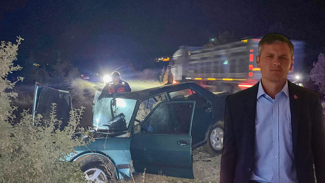 Eşme’de Muhtar Galip Çetin Trafik Kazasında Hayatını Kaybetti