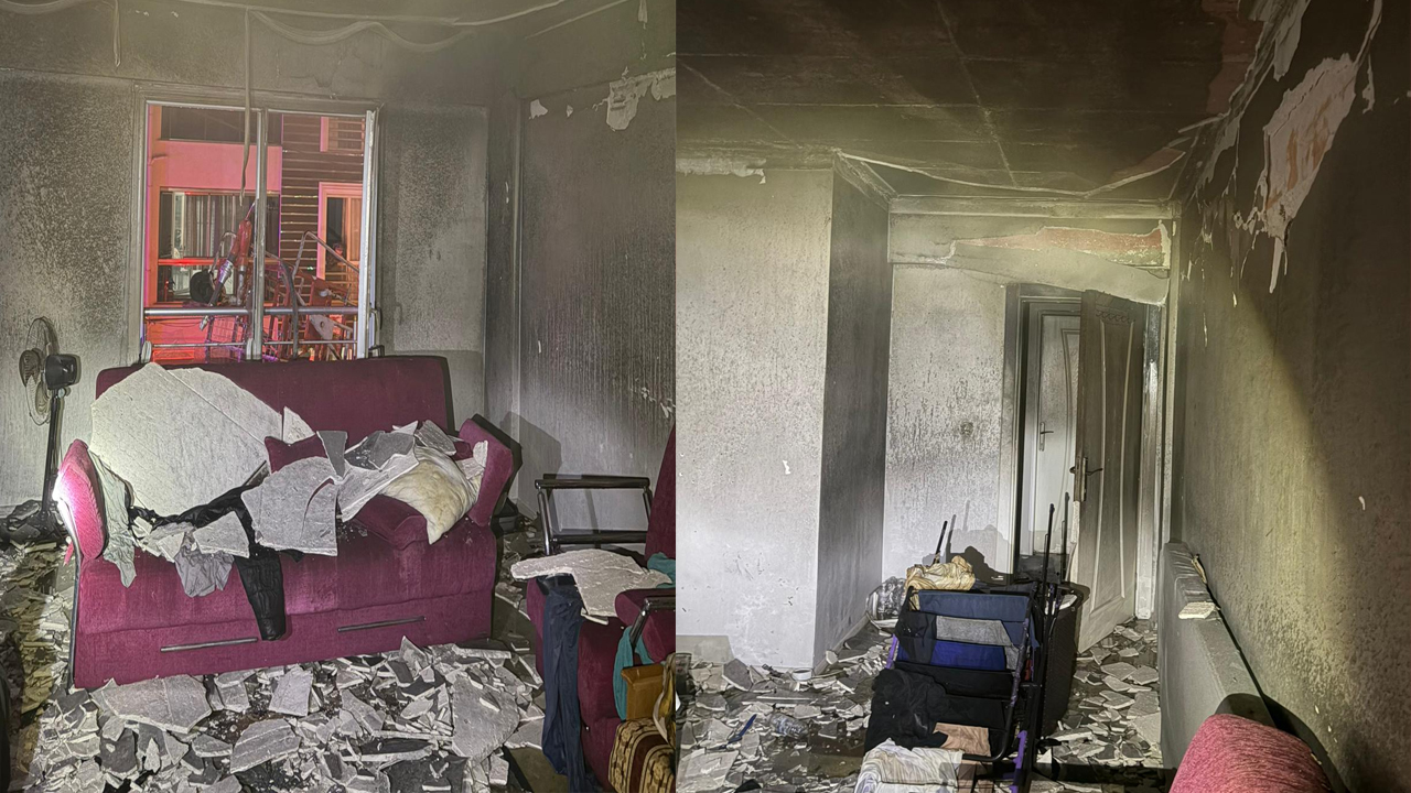 Eşme'de korkutan yangın, 1 kişi dumandan etkilendi