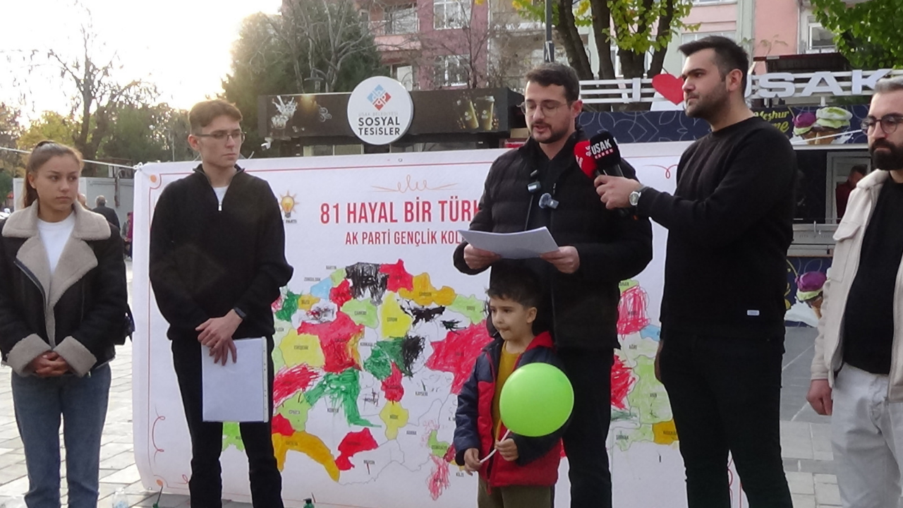 Uşak AK Parti Gençlik Kolları Çocuk Hakları İçin Haykırdı