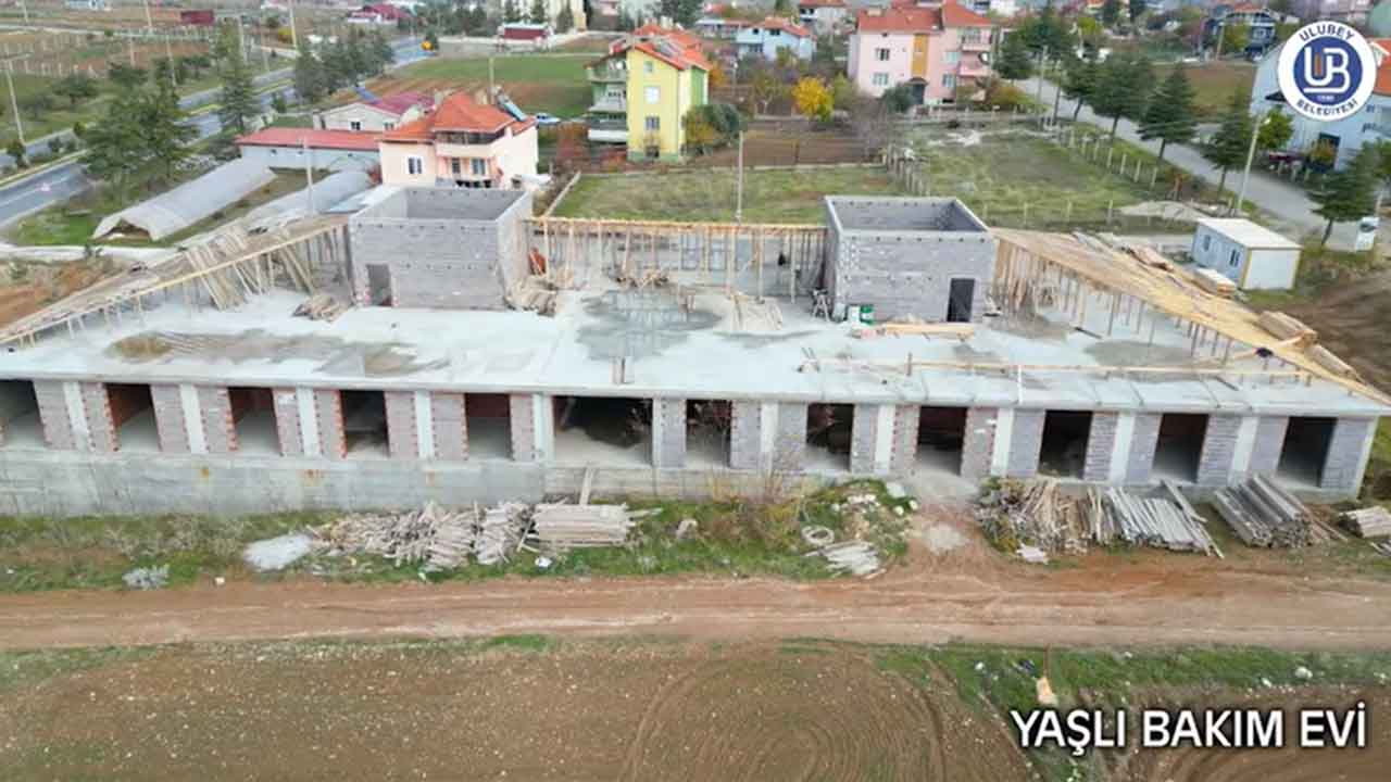 Ulubey’de Yaşlı Bakım Evi İnşaatında Yeni Aşama Tamamlandı