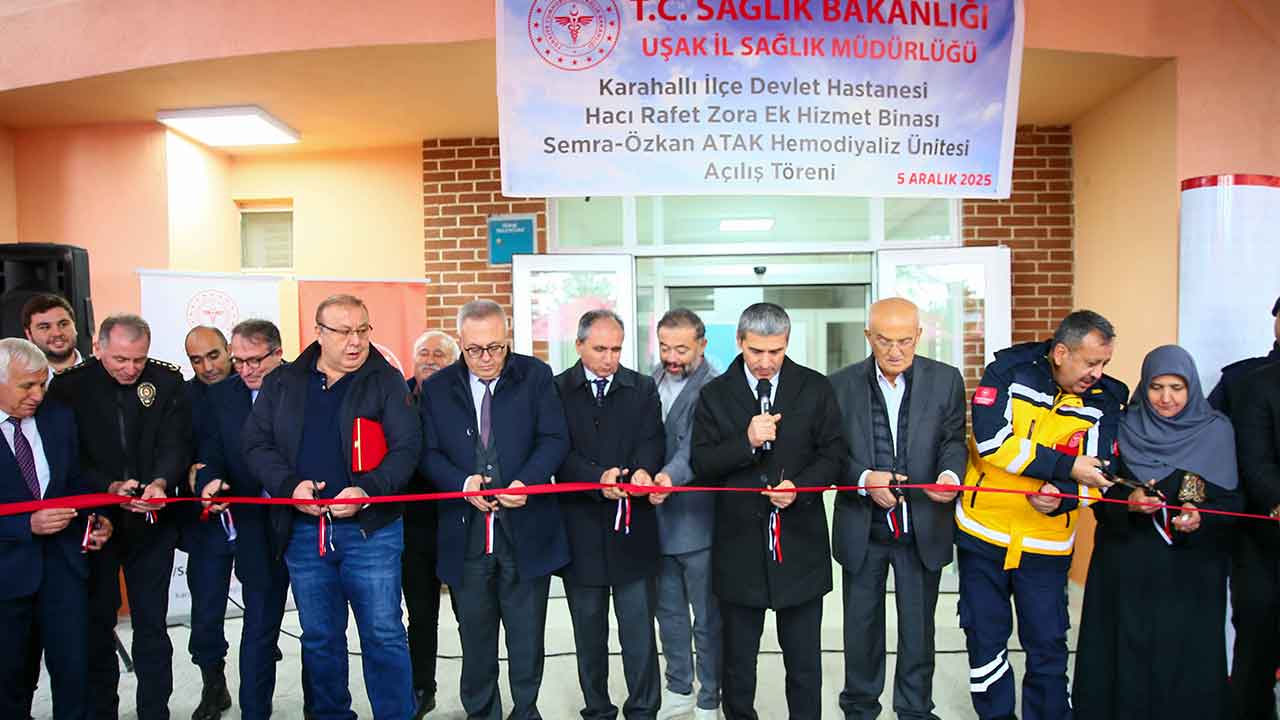 Karahallı'da Hemodiyaliz Ünitesi Hizmete Girdi