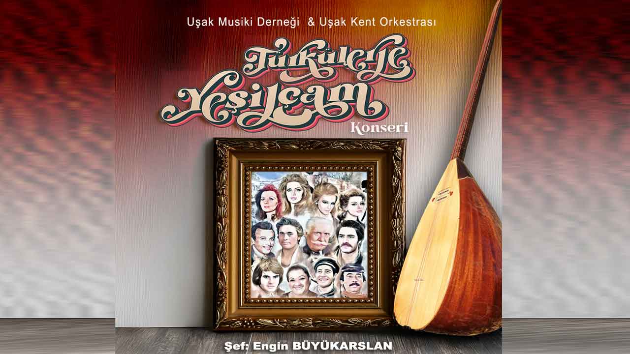 Uşak AKM’de Nostalji Gecesi Türküler Eşliğinde Yeşilçam Yolculuğu
