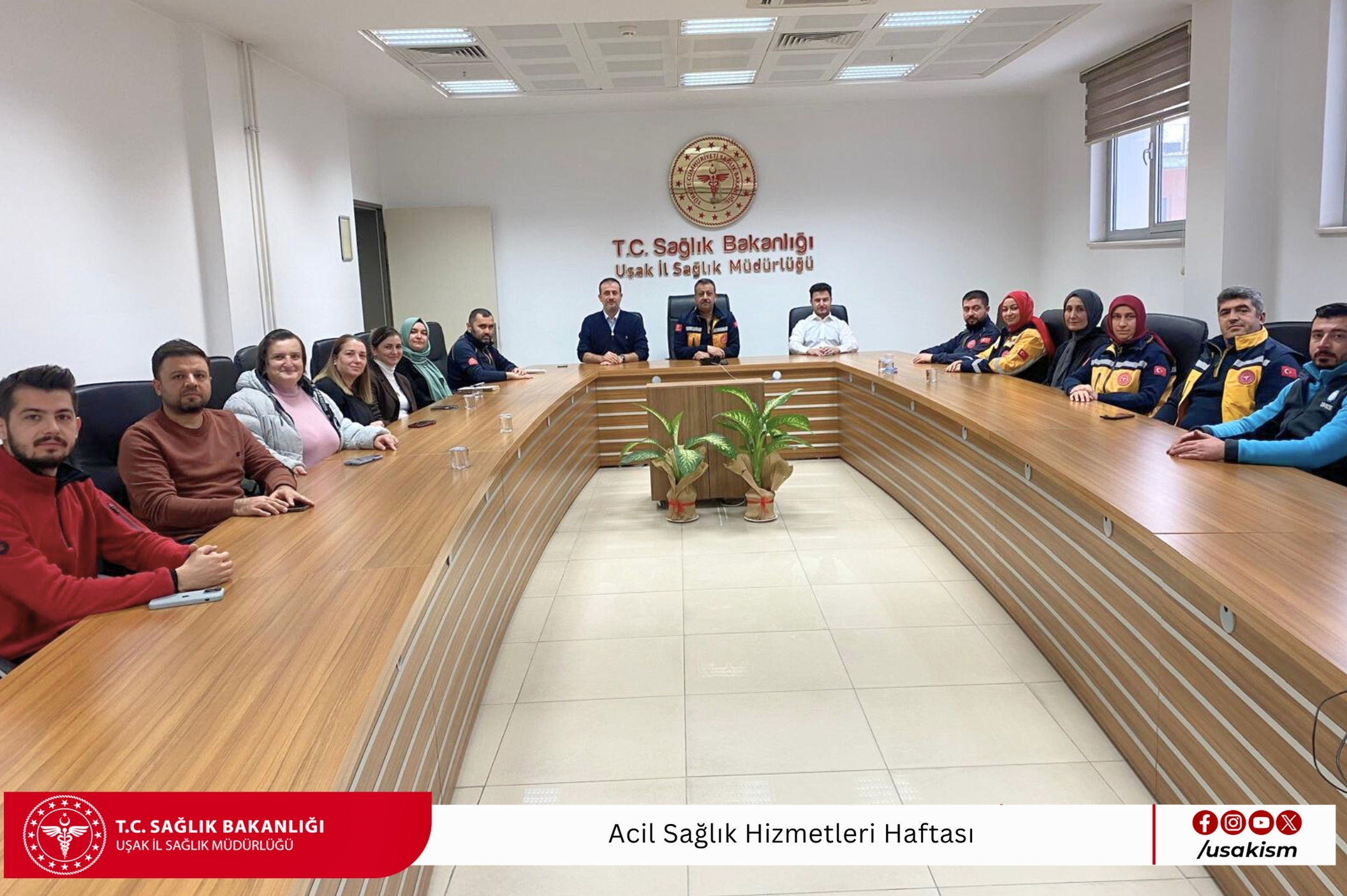 Uşak İl Sağlık Müdürü Tarık Acar'dan Acil Ekiplerine Ziyaret
