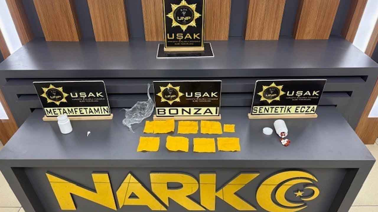 Uşak'ta Narkotik Timleri İş Başında Binlerce Doz Zehir Piyasadan Çekildi