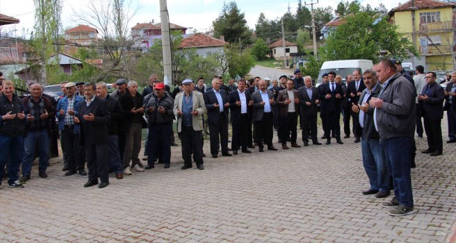 Ahat Köyü'nde yağmur duası yapıldı