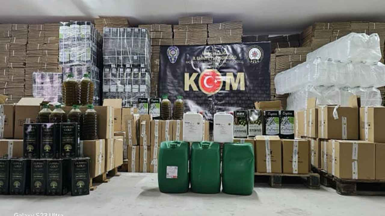 Uşak’ta 22 Ton Sahte Zeytinyağı Ele Geçirildi 3 Kişi Yakalandı