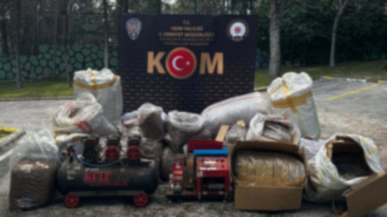 Uşak Polisi’nden Kaçakçılıkla Mücadelede Büyük Operasyon