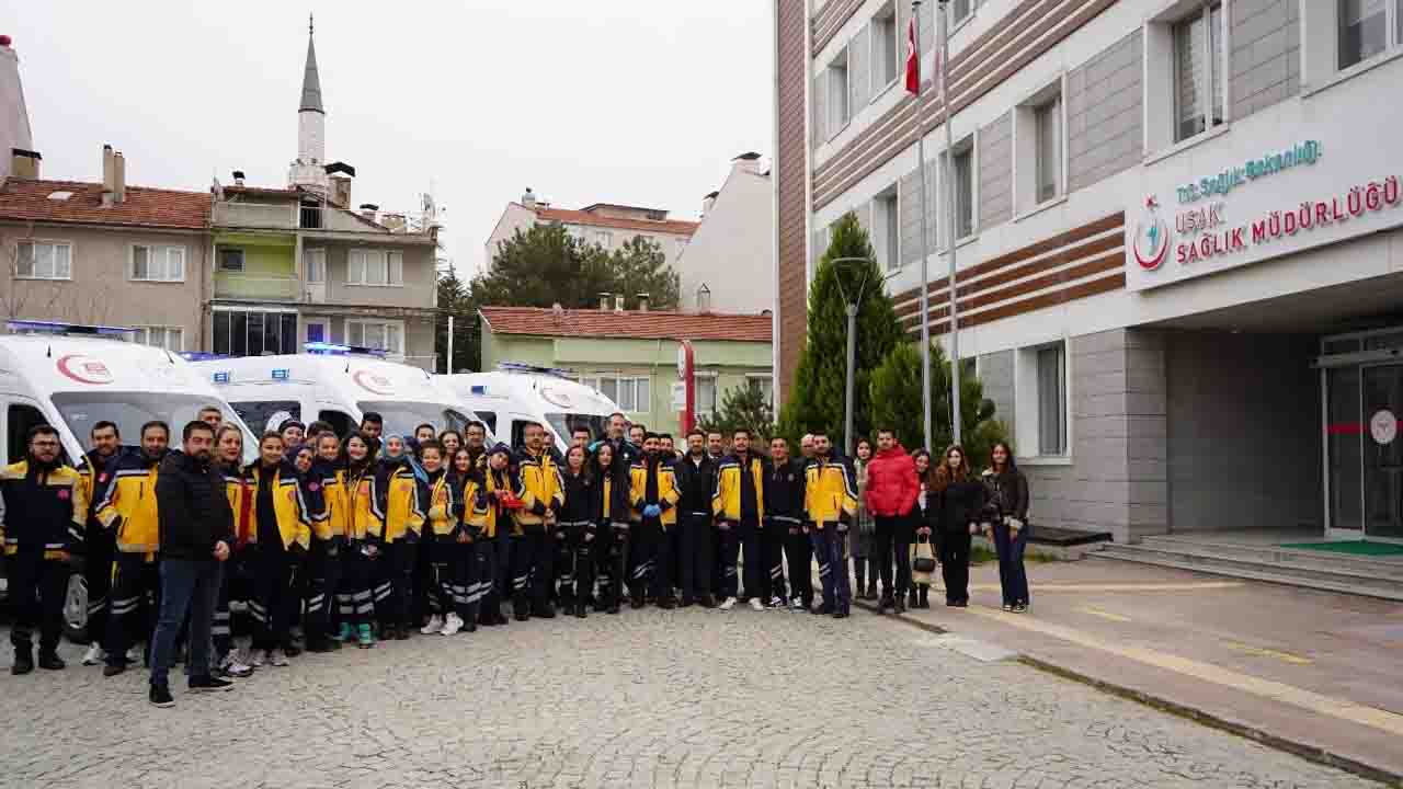 Uşak’ta Acil Sağlık Hizmetlerine Yeni Araçlar Kazandırıldı