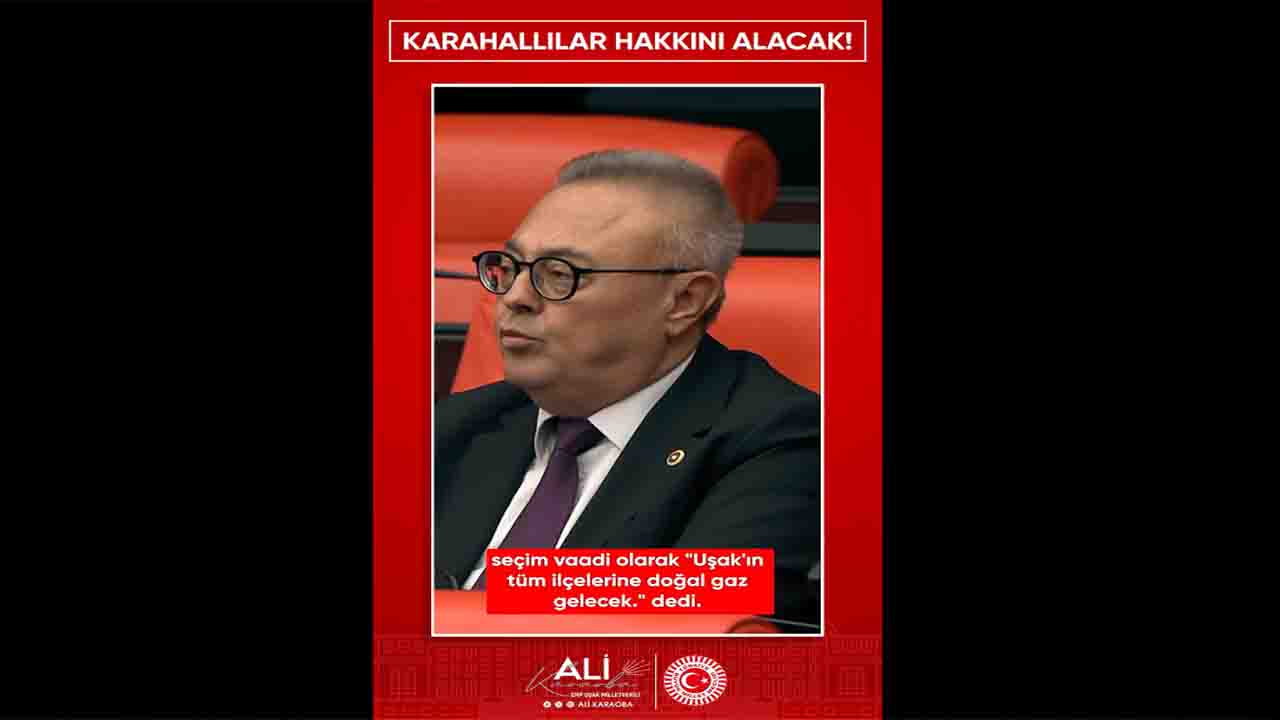 Karahallı’nın Yıllardır Beklediği Doğalgaz TBMM Gündeminde