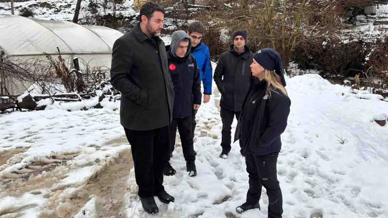 Banaz’da Afet Çalışması Dümenler ve Alaba Köyleri Denetlendi