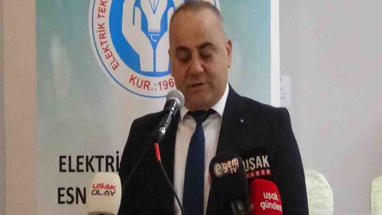Uşak Elektrik Teknisyenleri Odasında Başkan Aydın Güven Tazeledi