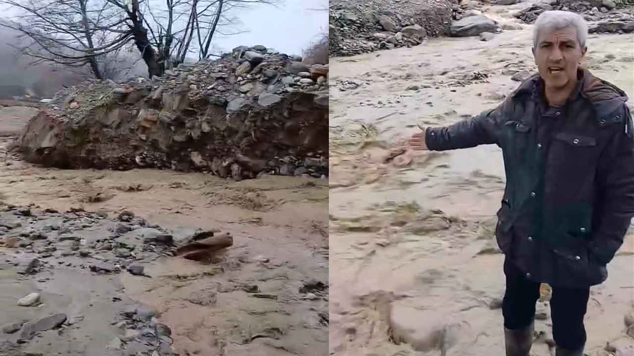 Uşak’ta Çarpıcı Tablo Köy Susuz, Dere Sarıgöl’e Akıyor