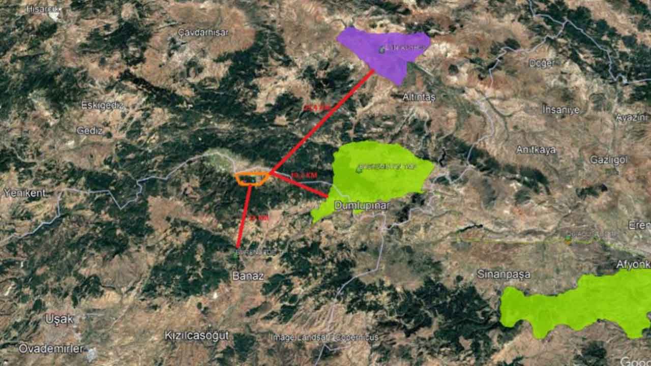 Uşak'ta Kurulması Planlanan Maden Ocağı İçin ÇED Süreci Başladı