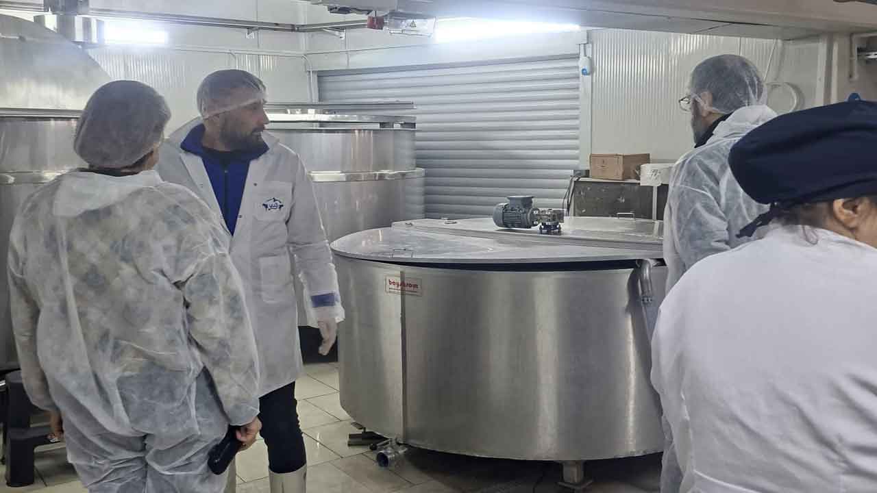 Uşak’ta Süt Tesislerine Sıkı Denetim Hijyen Mercek Altında