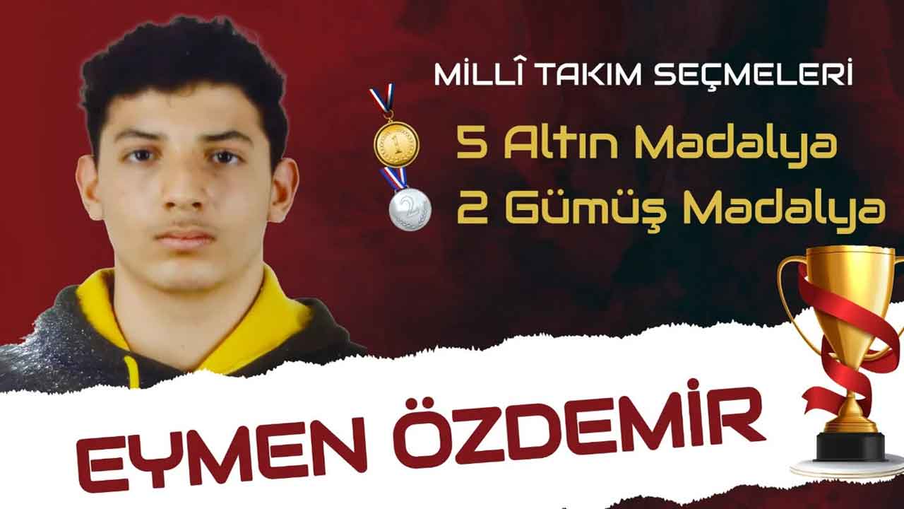 Uşaklı Yüzücü Eymen Özdemir’den Madalya Yağmuru