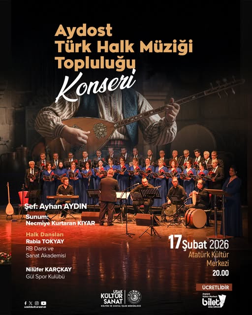 Uşak’ta Türk Halk Müziği Rüzgârı Esecek