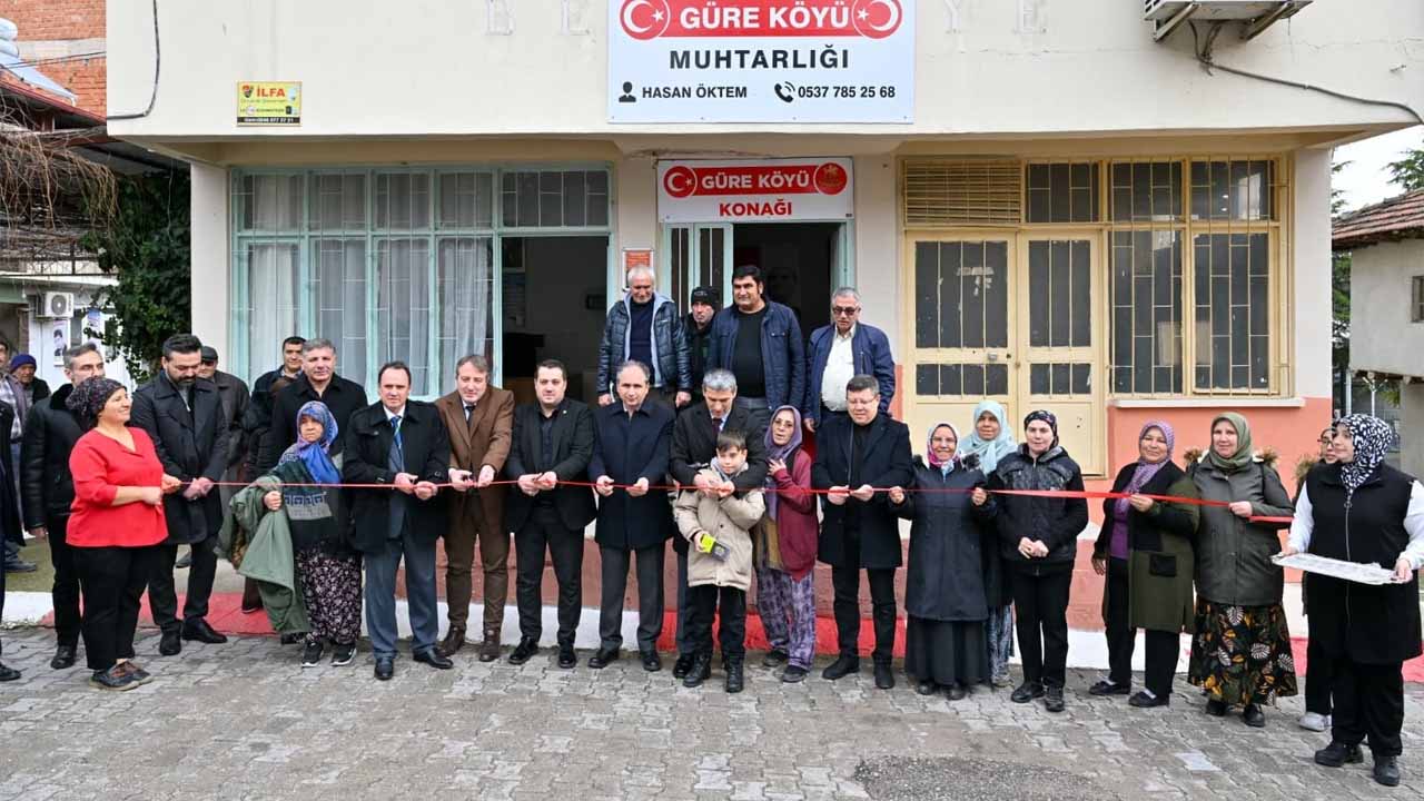 Uşak Protokolünden Güre Köyü’nde Yoğun Katılımlı Program