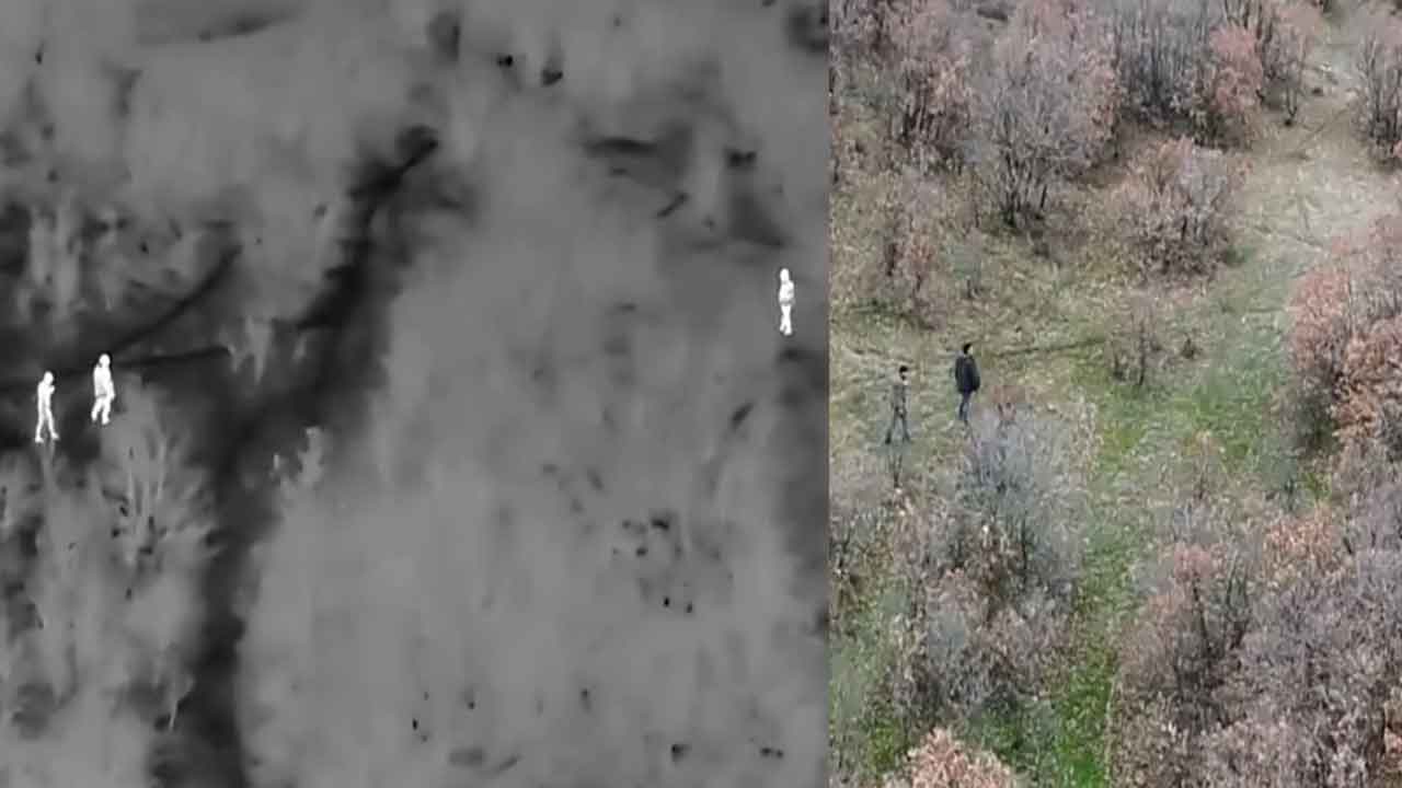 Uşak'ta Termal Dronla Yapılan Kontrollerde Yasa Dışı Avcılık Yapan 2 Kişi Yakalandı