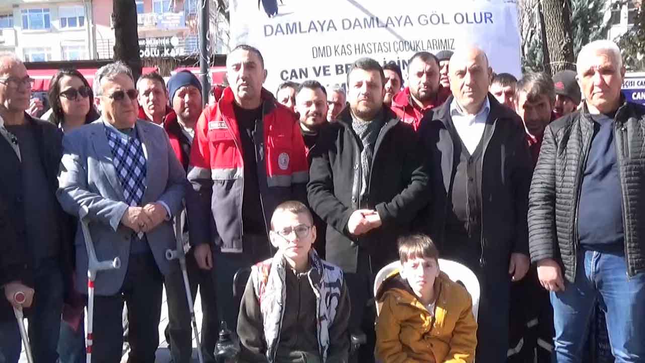 DMD Hastası Kardeşler İçin Uşak Belediyesi Personeli Harekete Geçti