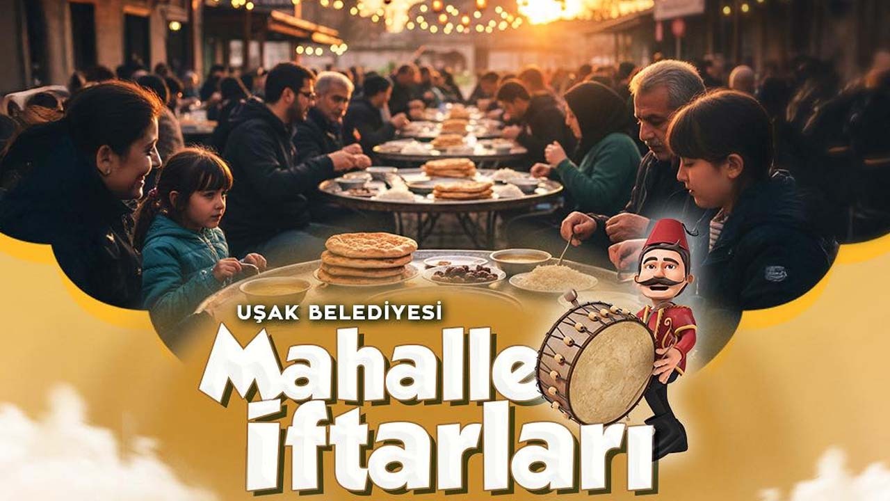 Uşak Belediyesi’nden Mahalle İftarları Ramazan Sofraları Kuruluyor