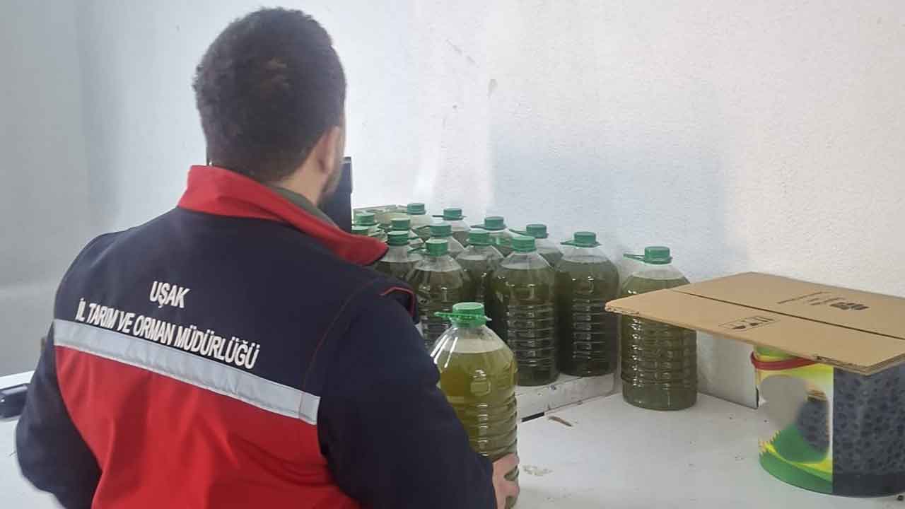 Uşak’ta Gıda Güvenliği Denetimlerinde Litrelerce Zeytinyağına El Konuldu