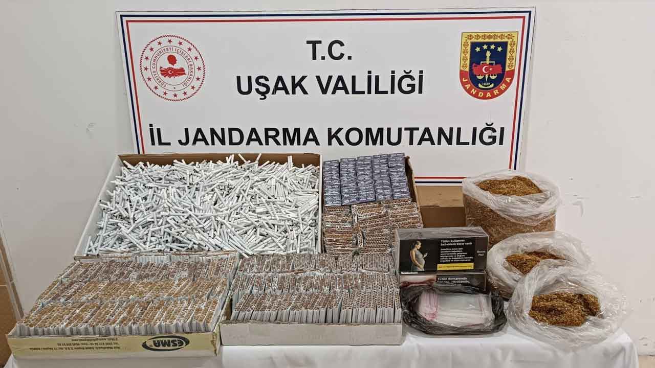 Uşak’ta Jandarma’dan Kaçak Tütün Operasyonu