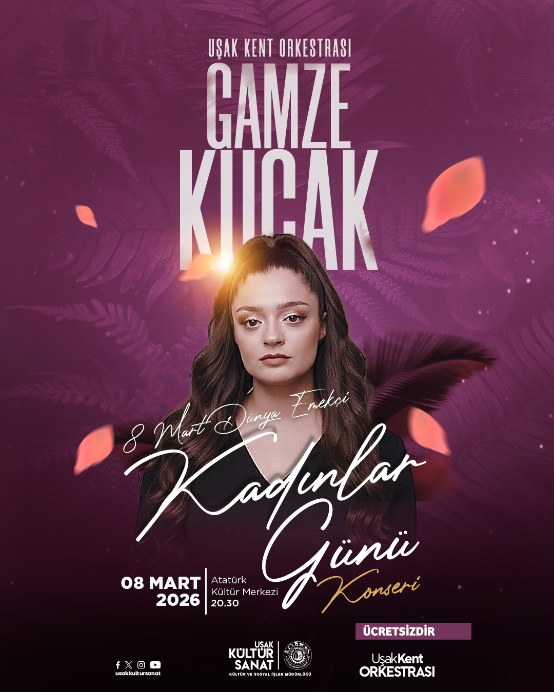 Uşak’ta 8 Mart Dünya Emekçi Kadınlar Günü’ne Özel Anlamlı Bir Konser