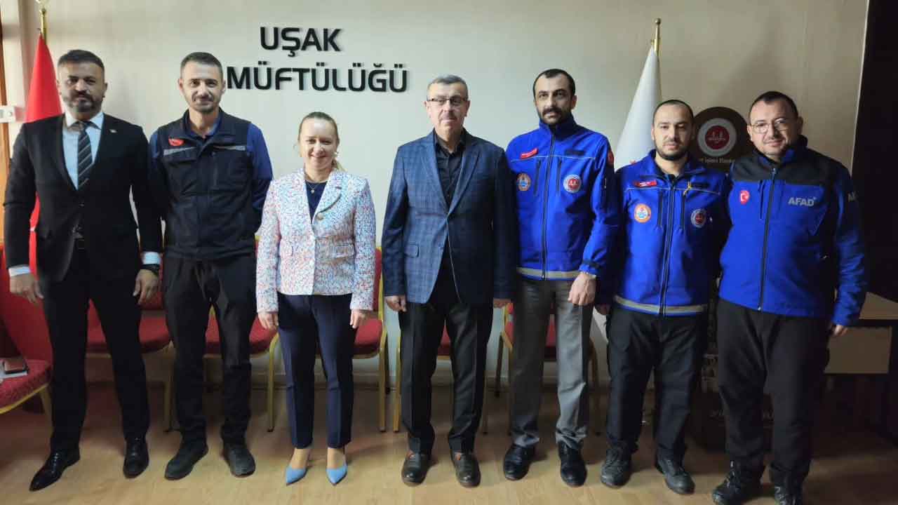 AFAD ve Uşak Müftülüğü Afetlere Hazırlık İçin Bir Araya Geldi