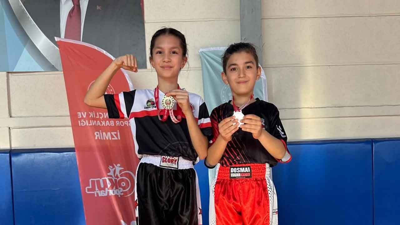Uşak’ta Kaya Kardeşlerin İkiside  Birincilik Kürsüsünde