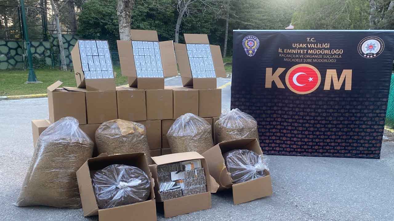 Uşak’ta Kaçak Tütün Ürünlerine Geçit Yok