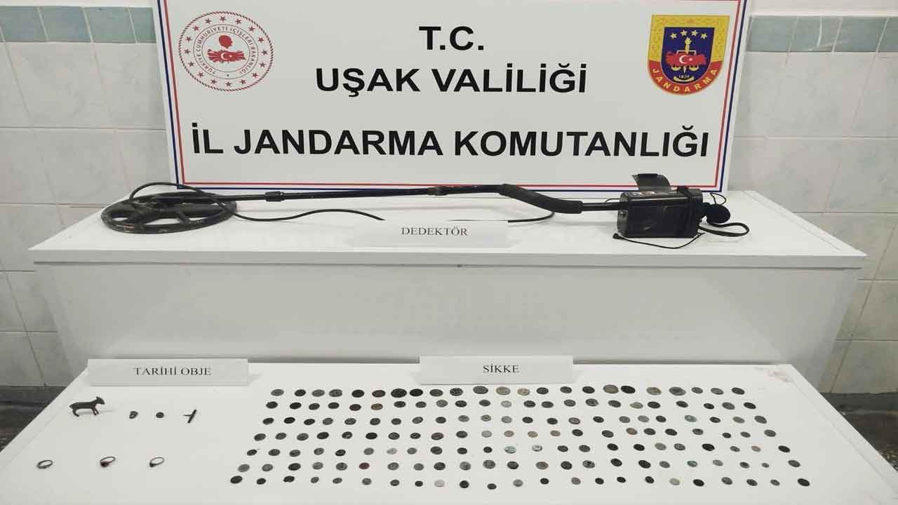 Uşak’ta Jandarma’dan Kaçak Kazı Operasyonu