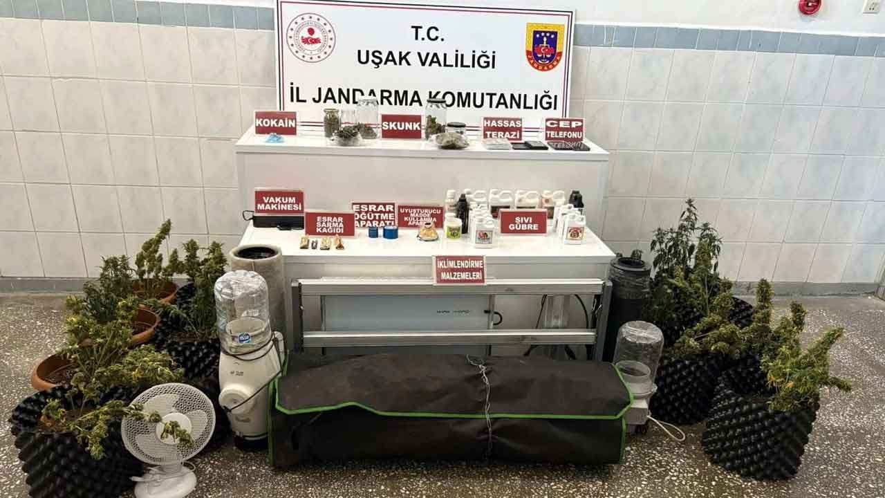 Uşak’ta Yasaklı Madde İmalatı Ve Ticaretine Geçit Yok
