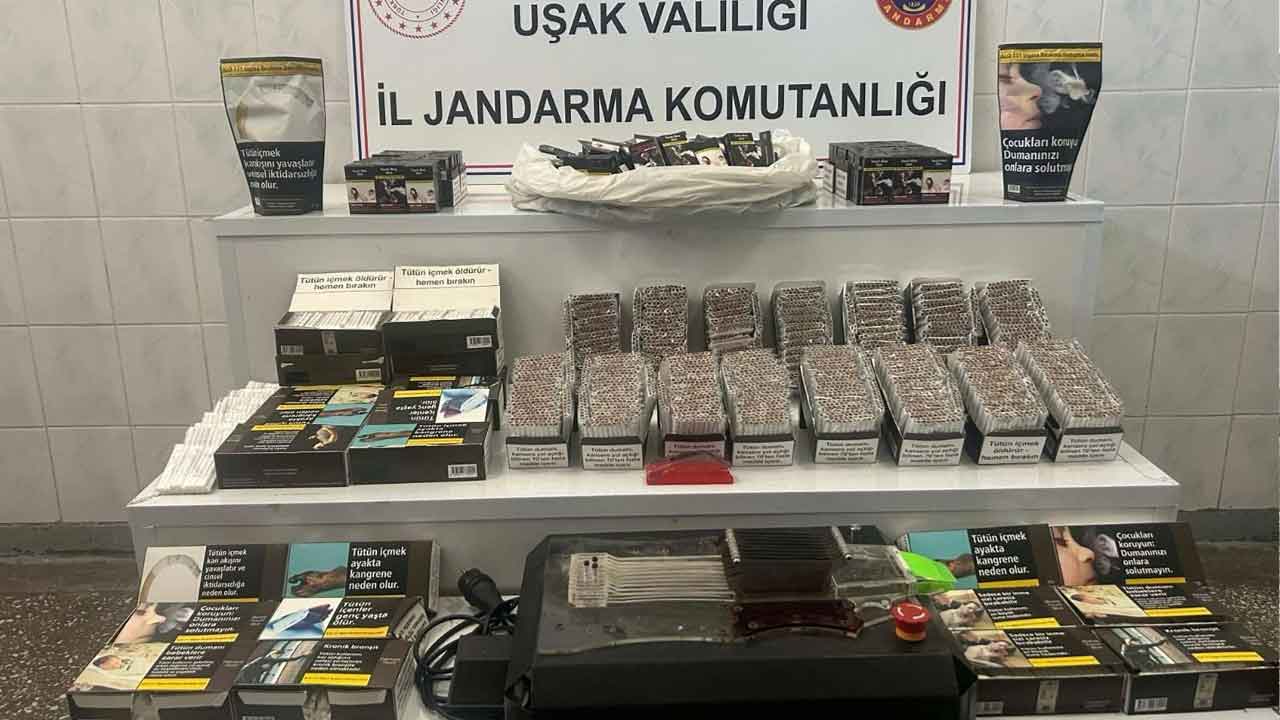Uşak’ta Kaçak Sigara ve Sigara Ürünü Ele Geçirildi