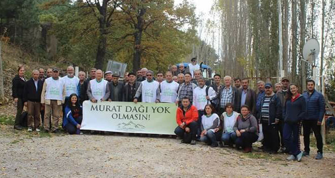 Murat Dağı Yok Olmasın Platformu  Ege’yi ayağa kaldırmak istiyor
